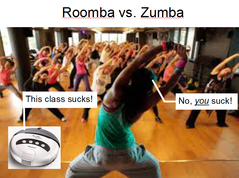 roomba vs zumba