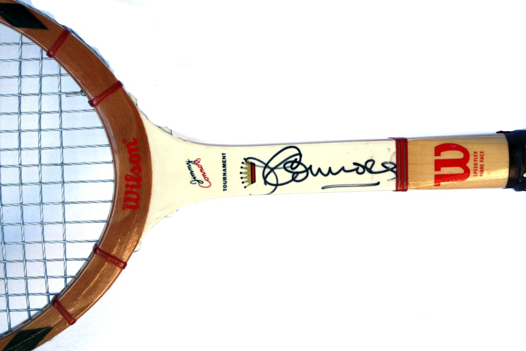 Mine didn't have an actual Jimmy Connors autograph. 